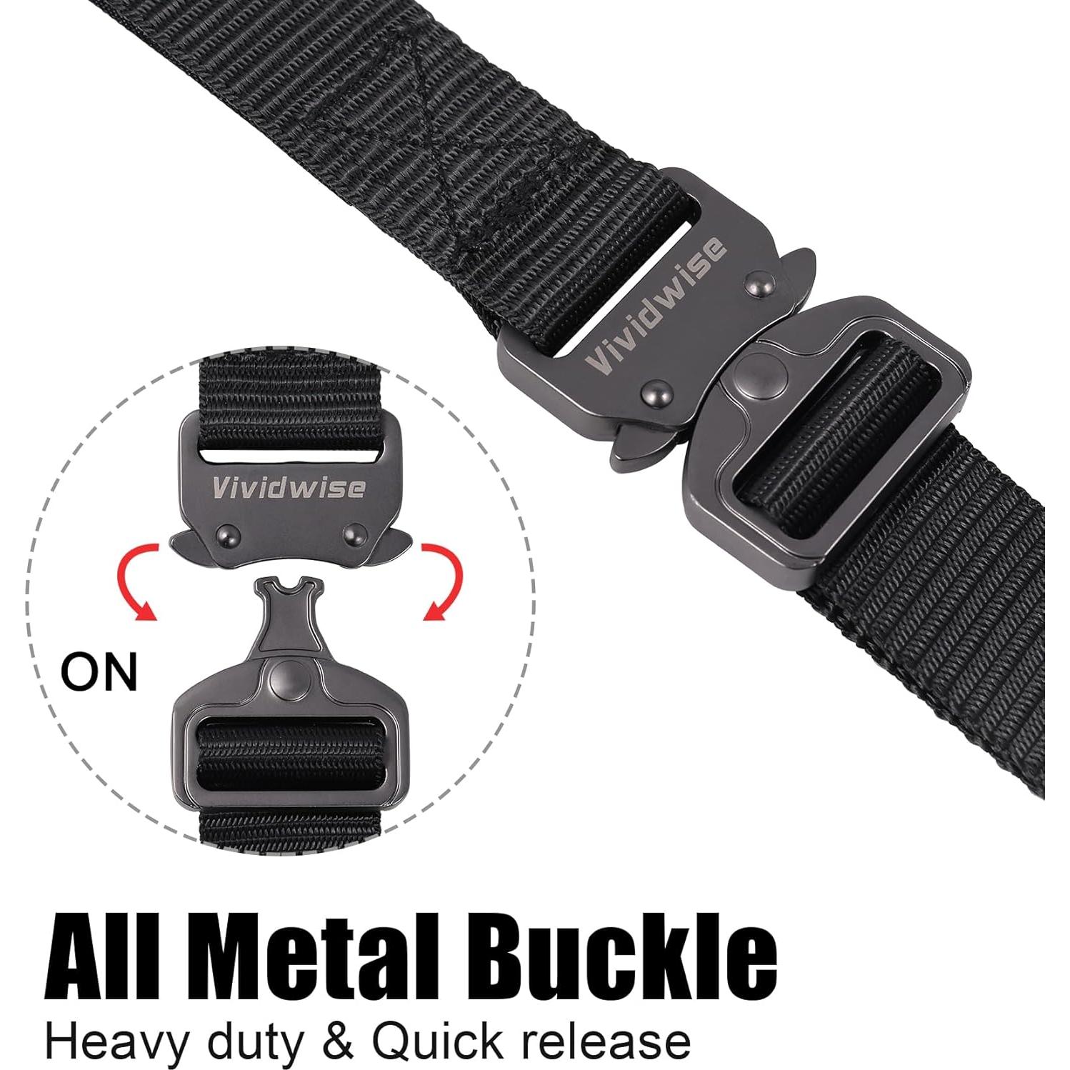 Correas de Equipaje Vividwise 1" Ajustables con Hebilla Metal