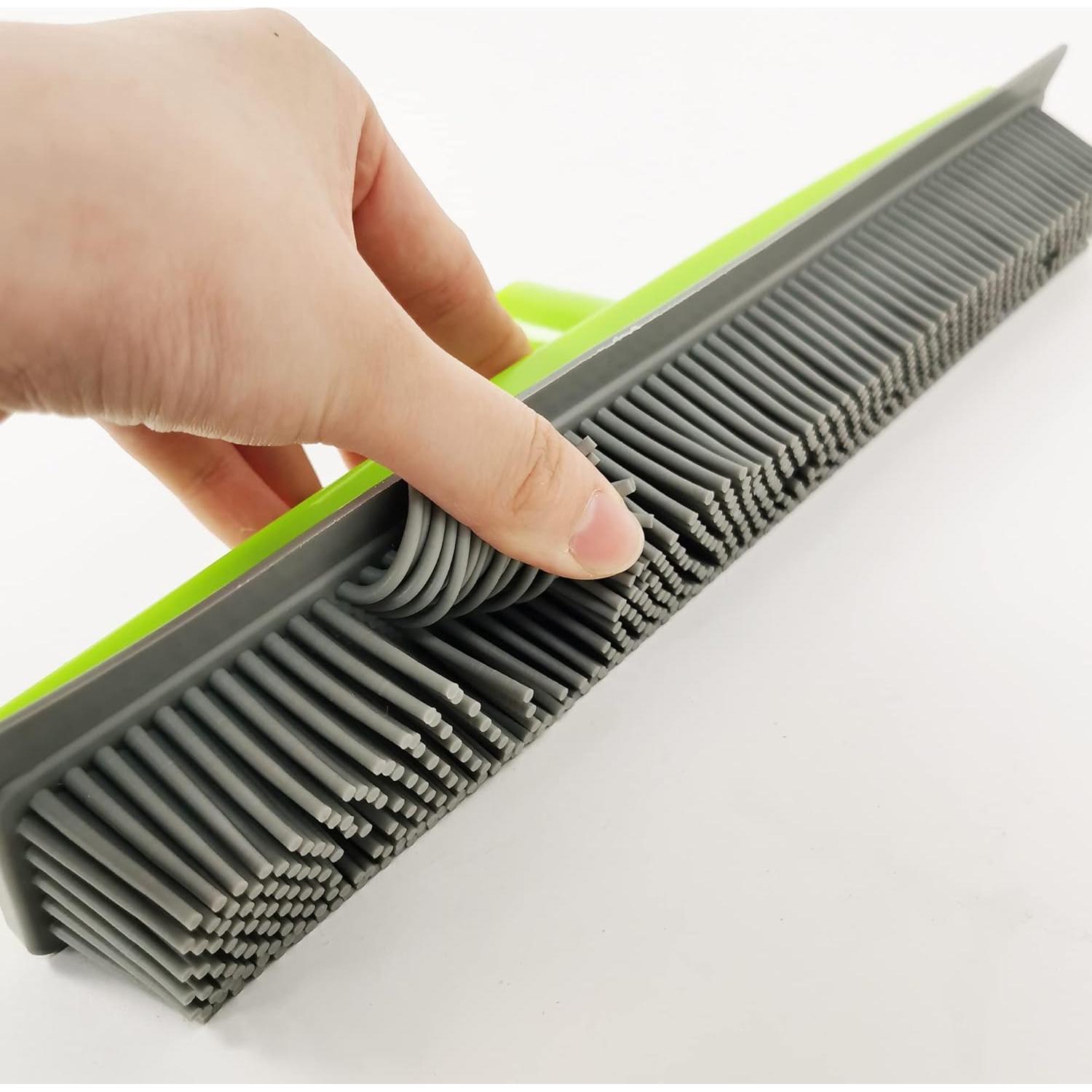 Escoba de Silicona IZSOHHOME para Pelo de Mascotas Verde