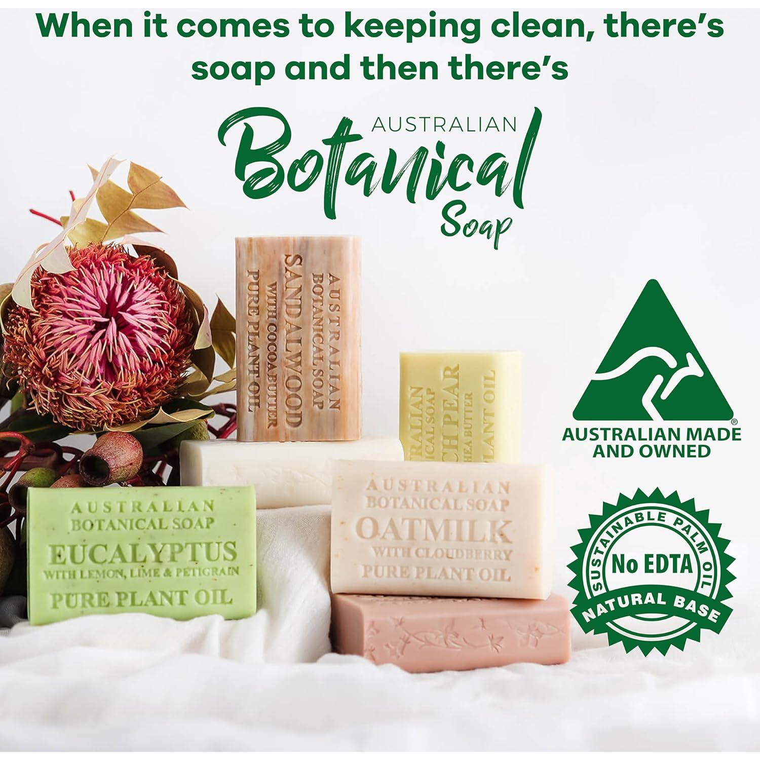 Jabón Botánico Australiano de Leche de Cabra - Paquete de 8 Barras