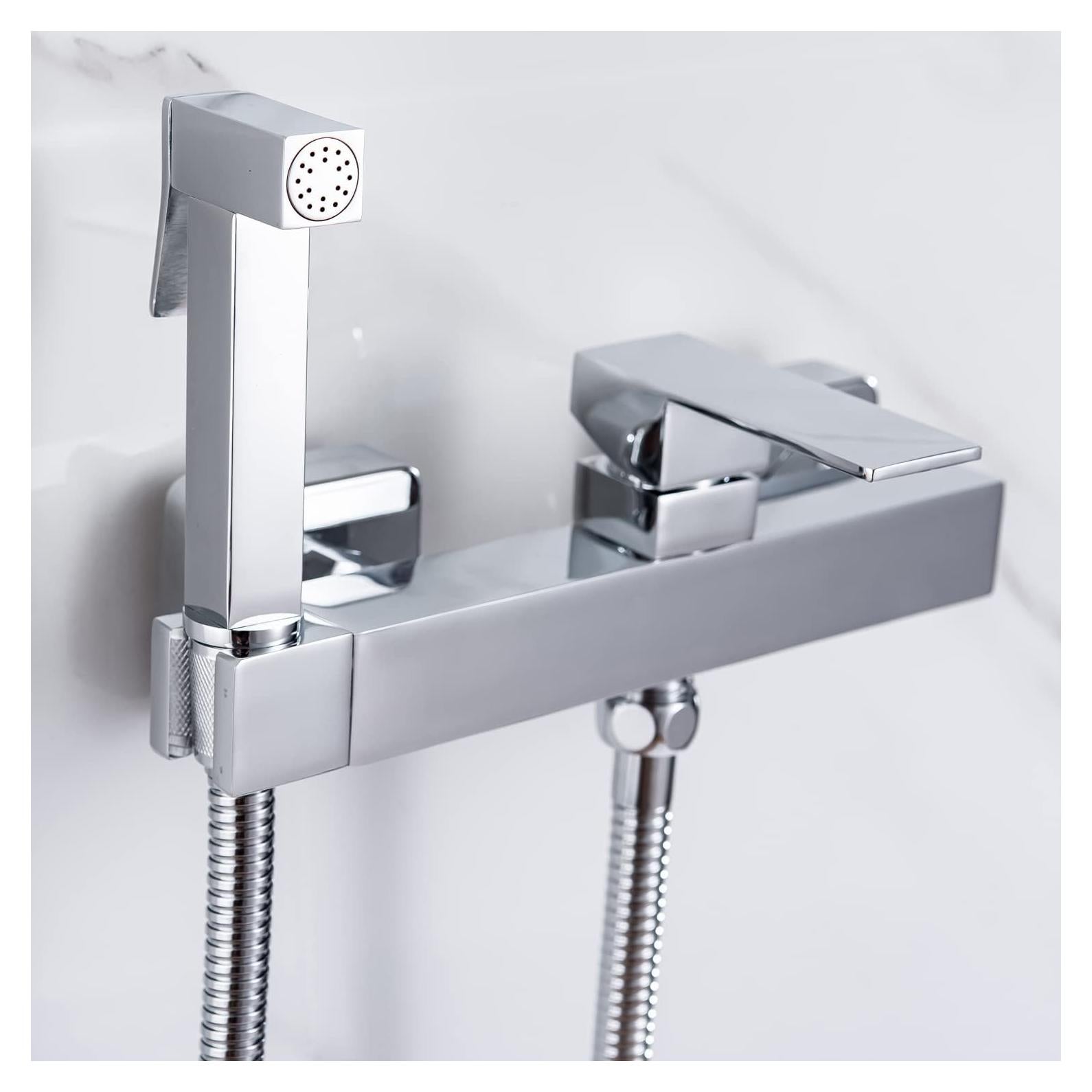 Pulverizador de Bidet AZOS de Mano con Agua Caliente y Fría