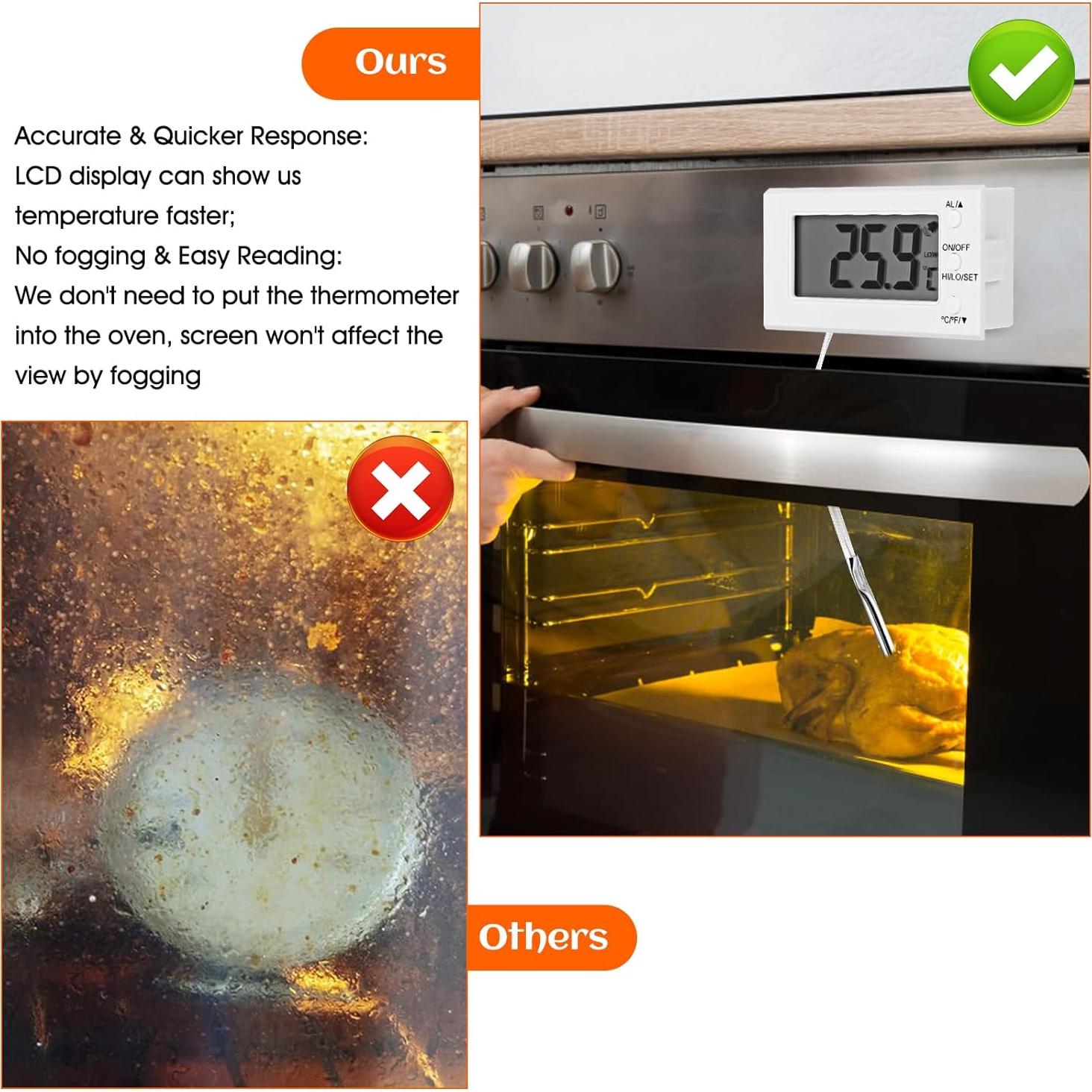 Termómetro Digital para Horno TLX DTH168 -50°C a 300°C