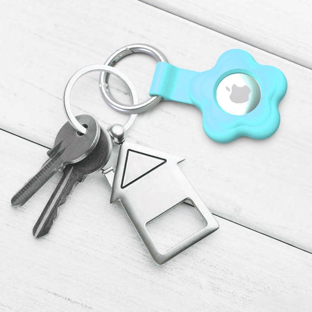 Paquete de 4 fundas de silicona Alsukeay para AirTag