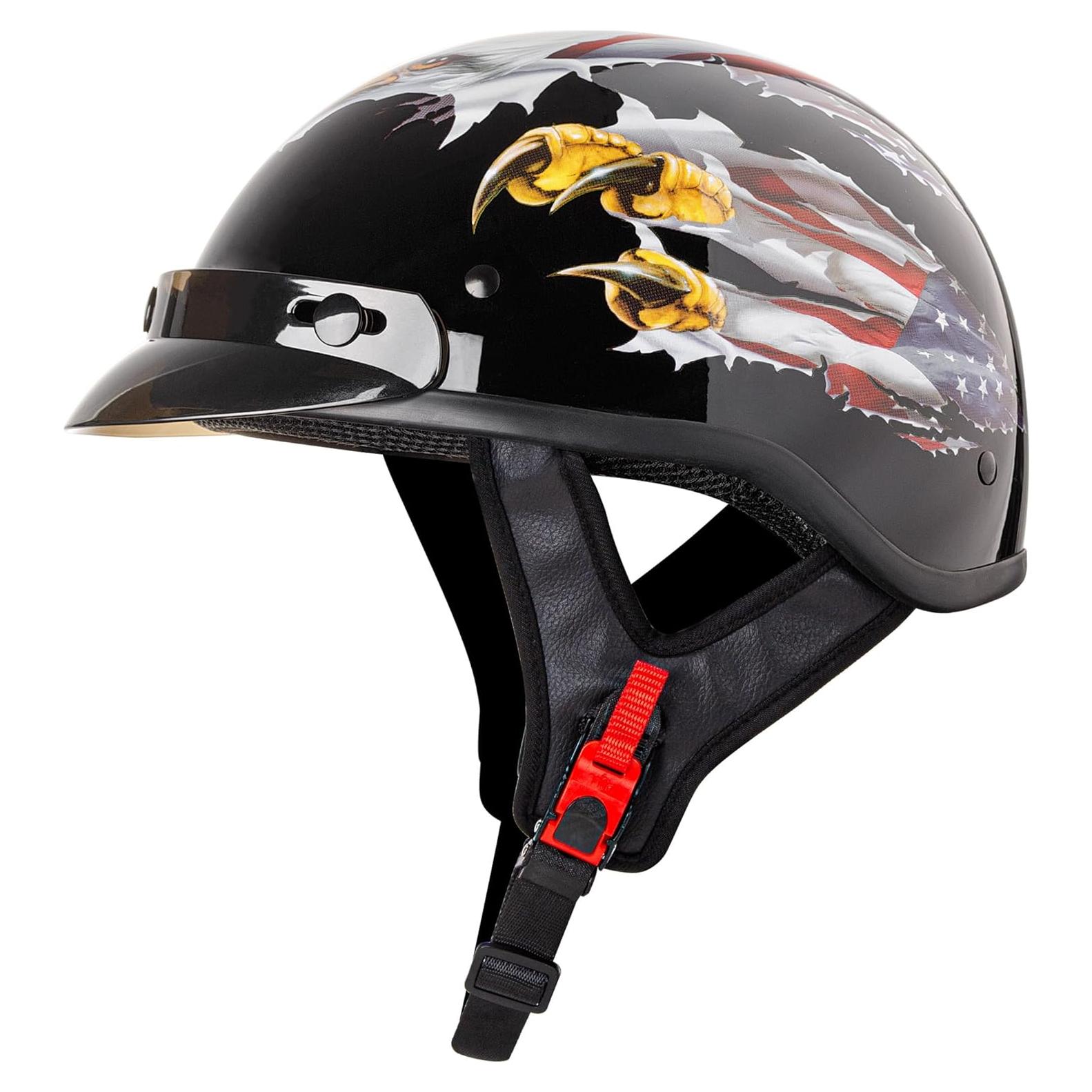 Casco Cruiser CARTMAN Mediano Águila Patriótica DOT