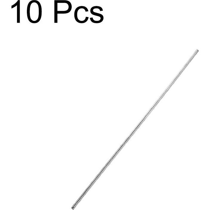 Varilla Redonda Sólida de Acero Inoxidable 304 Uxcell 1.5mm 10pcs
