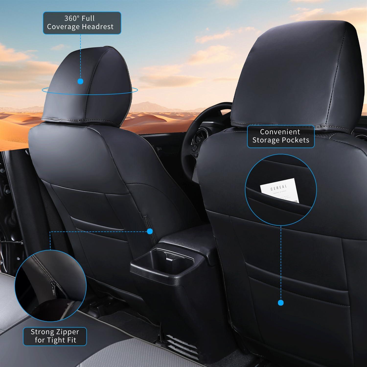 Cubiertas de Asiento GOLYWIN para Toyota Tacoma 2016-2023 - Impermeables