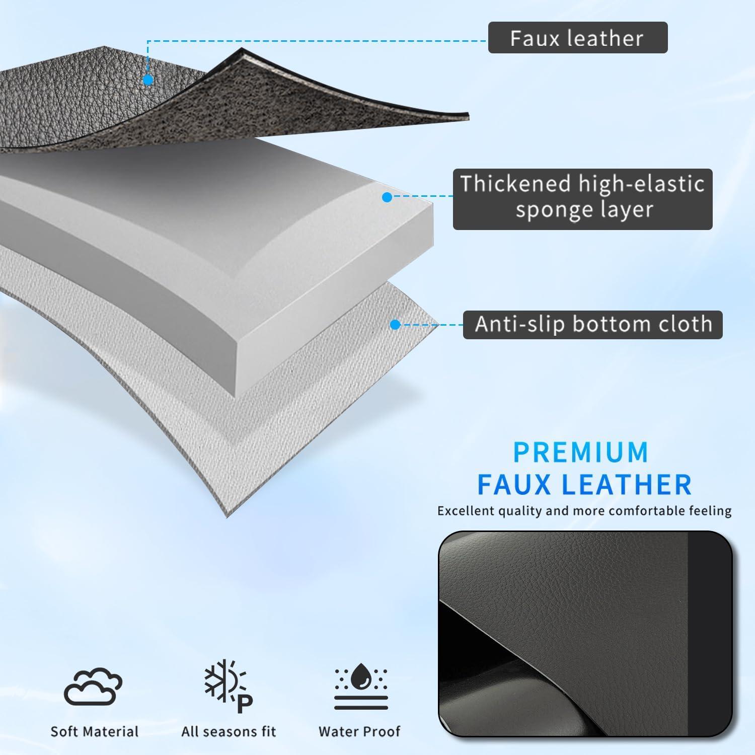 Cubiertas de Asiento GOLYWIN para Toyota Tacoma 2016-2023 - Impermeables