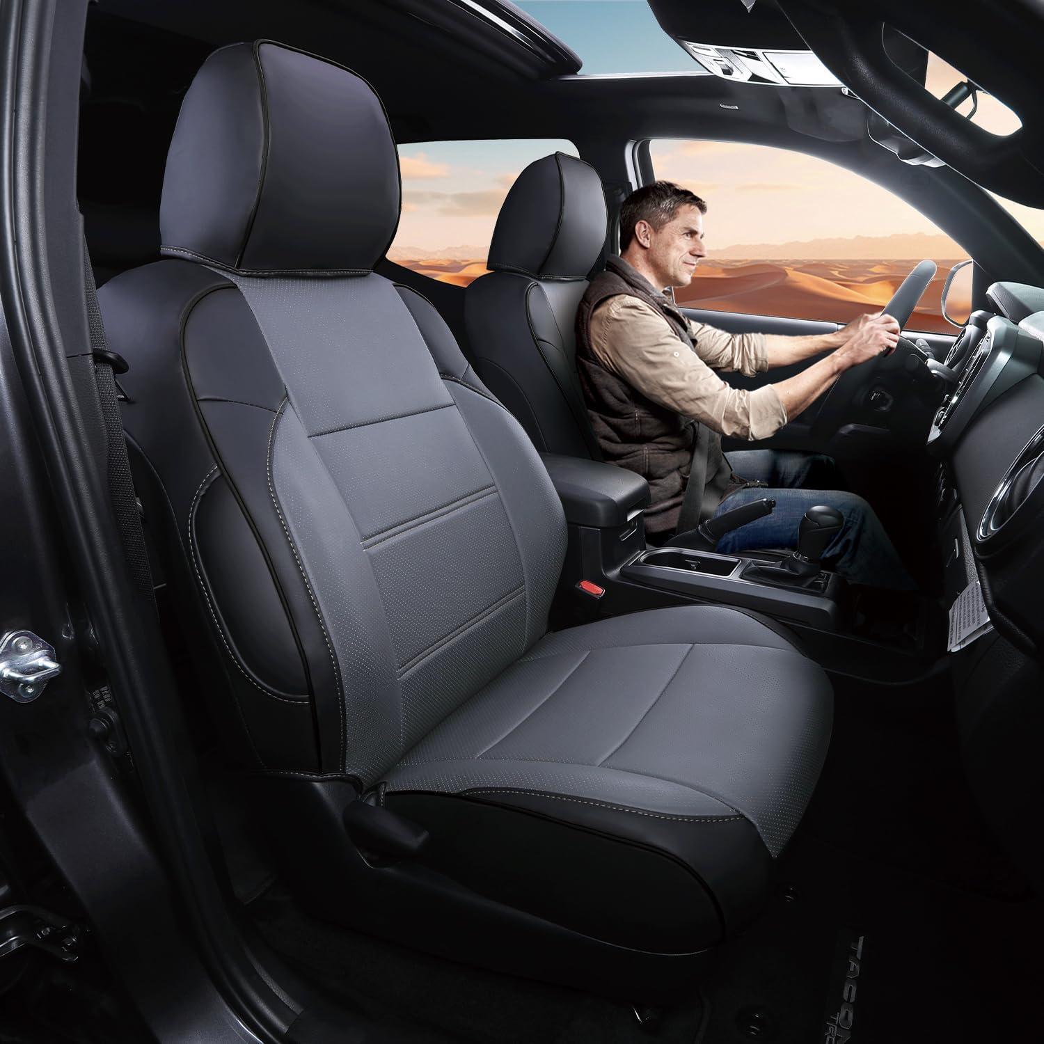 Cubiertas de Asiento GOLYWIN para Toyota Tacoma 2016-2023 - Impermeables