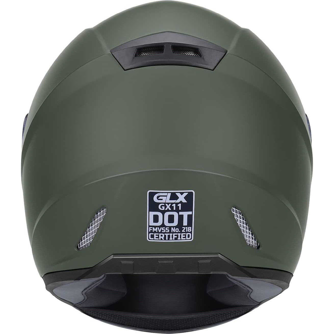 Casco GLX GX11 Integral Camo Pequeño con Visera Ahumada