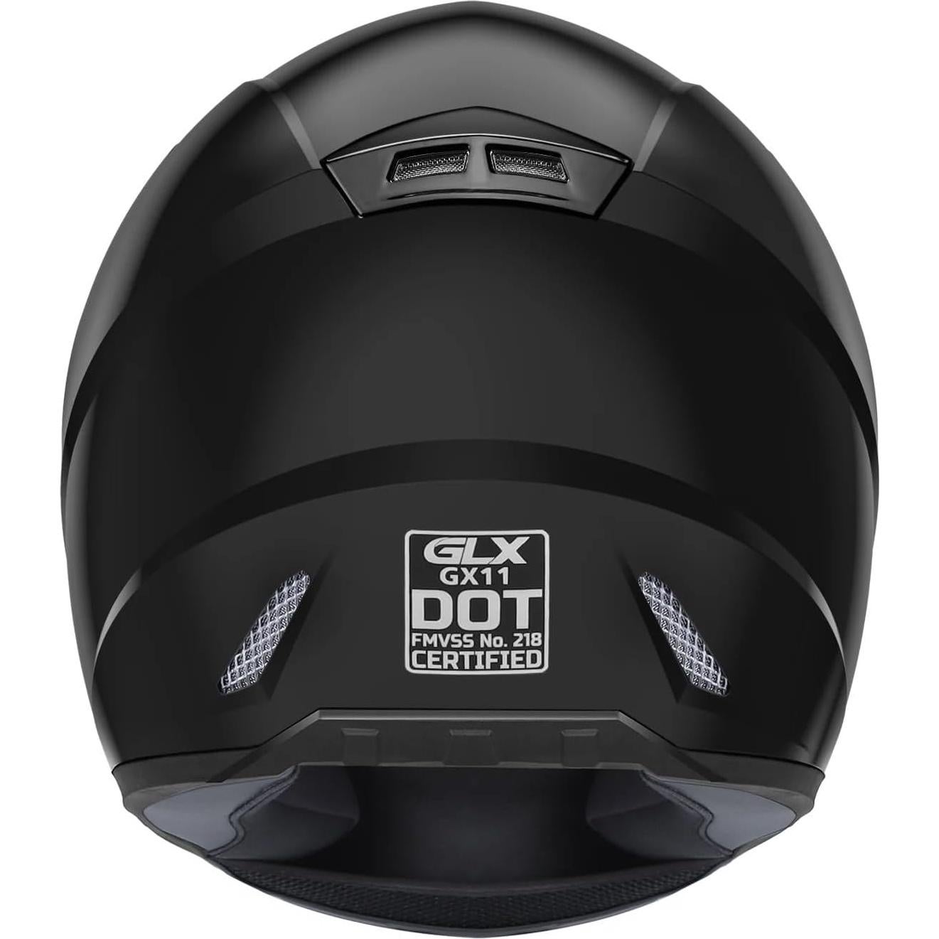 Casco GLX GX11 Integral Negro Extra Grande con Visera