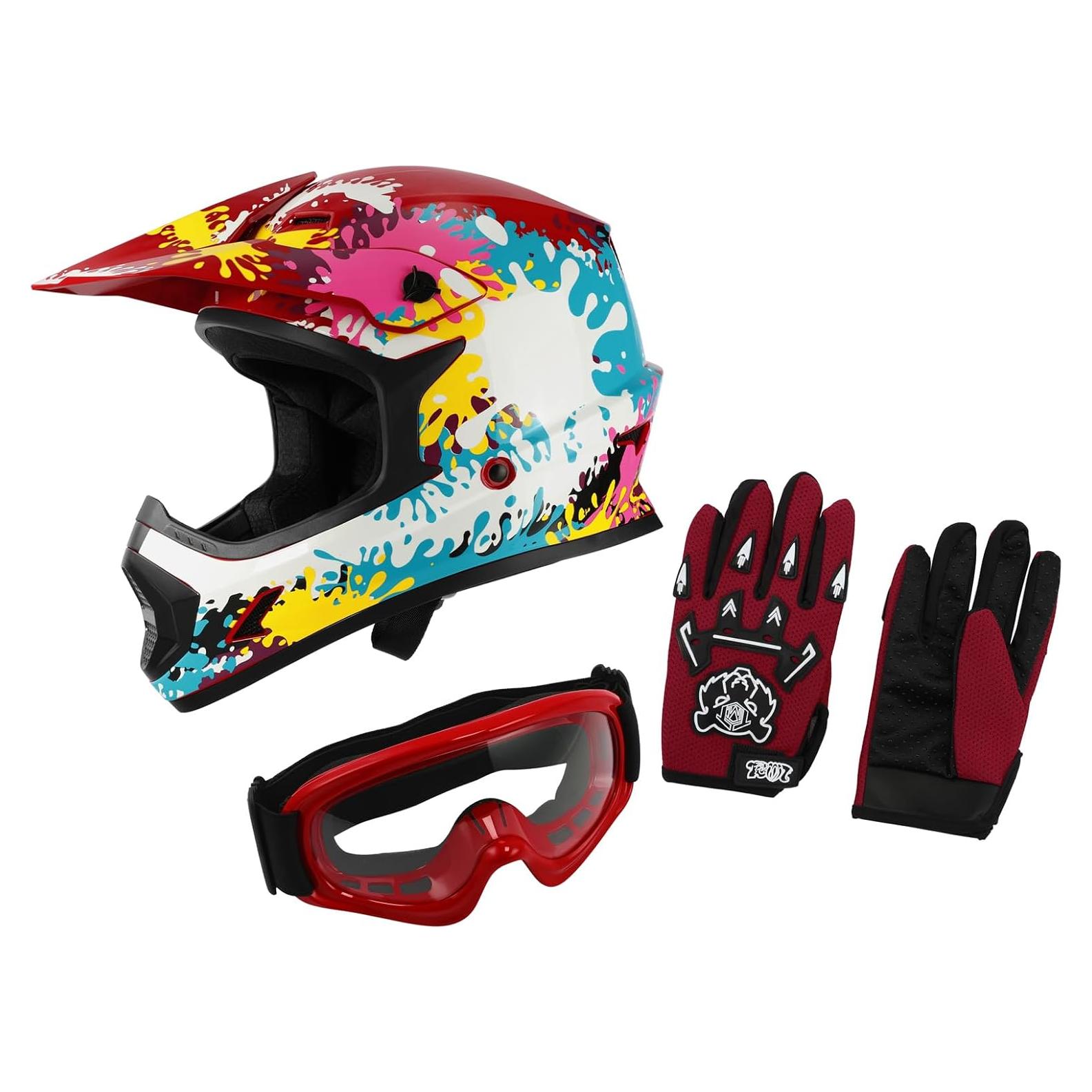 Casco XFMT XF-272 para Niños Motocross Z-Spray Graffiti