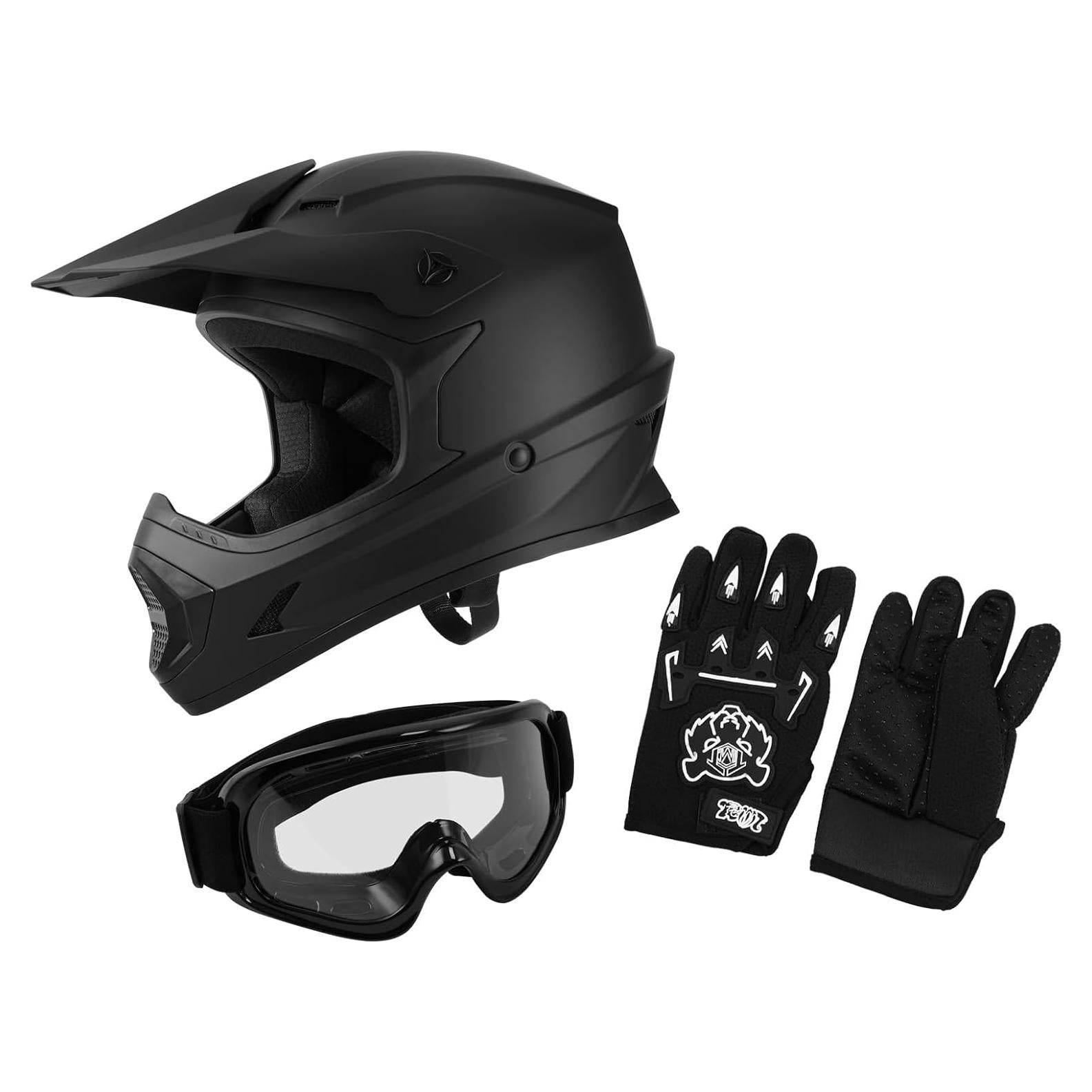 Casco Moto Infantil XFMT Negro Mate Pequeño