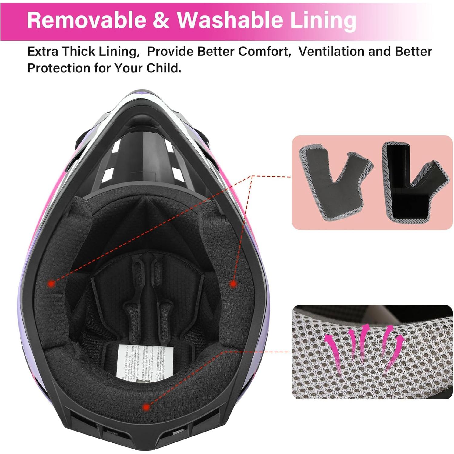 Casco Motocross Infantil XFMT Rojo Pequeño