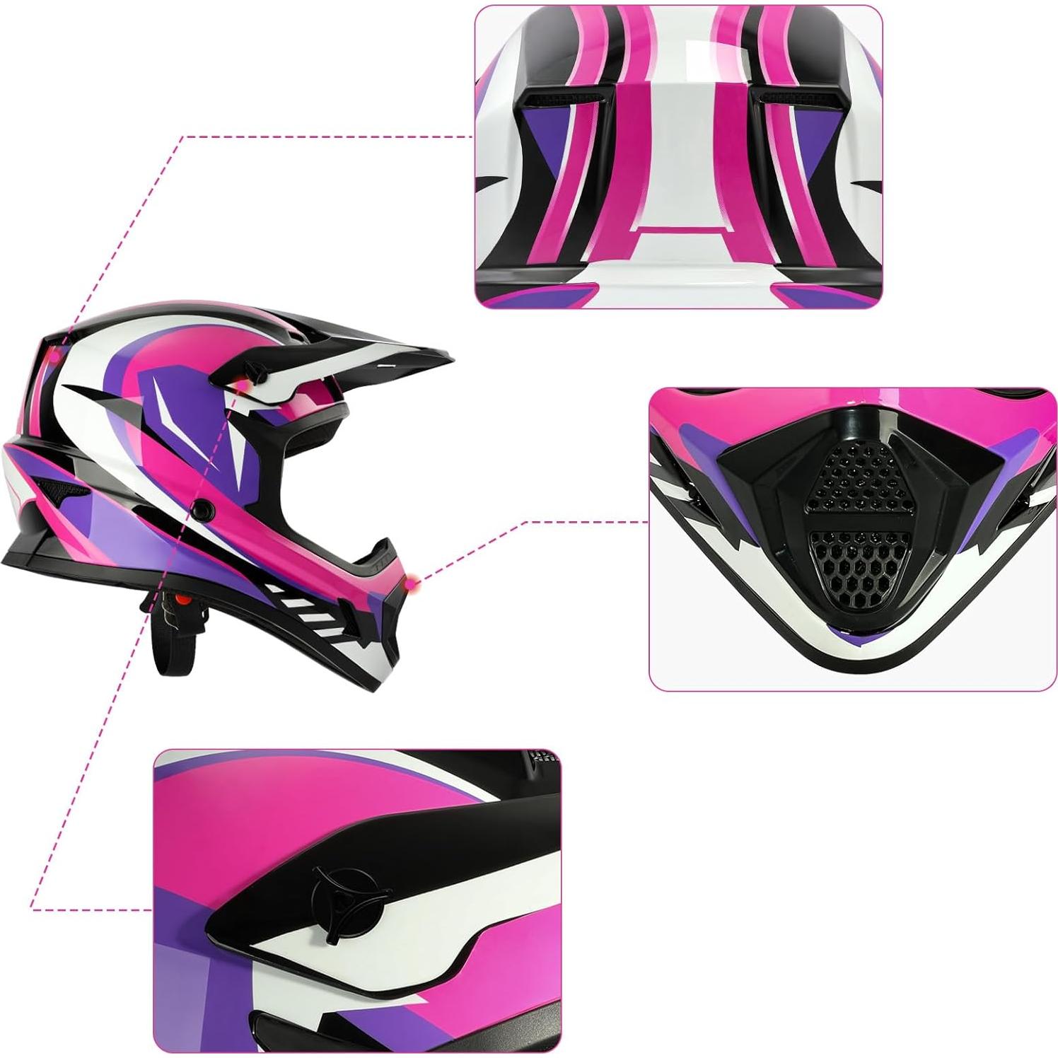 Casco Motocross Infantil XFMT Rojo Pequeño