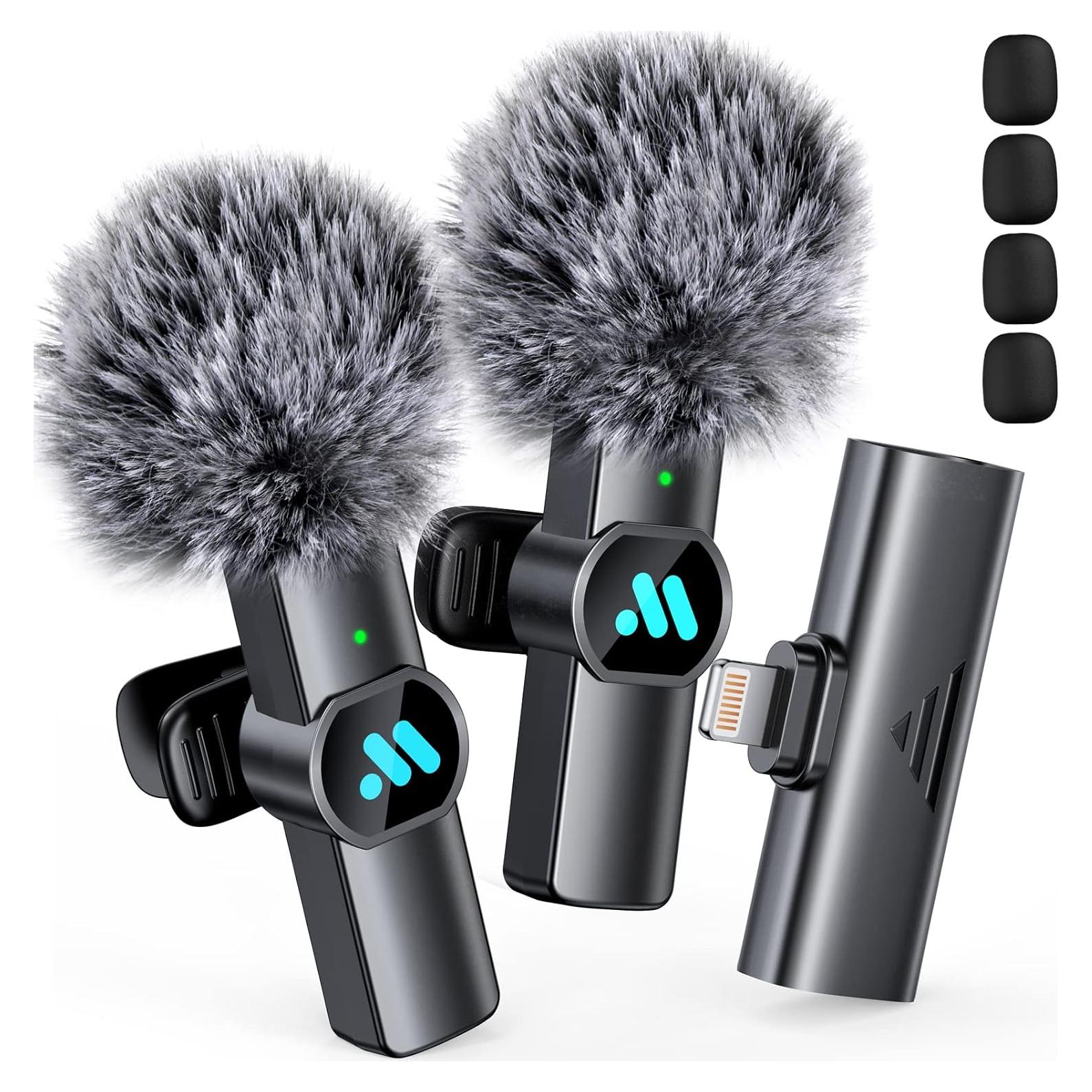 Micrófono Lavalier Inalámbrico Leettus para iPhone/iPad