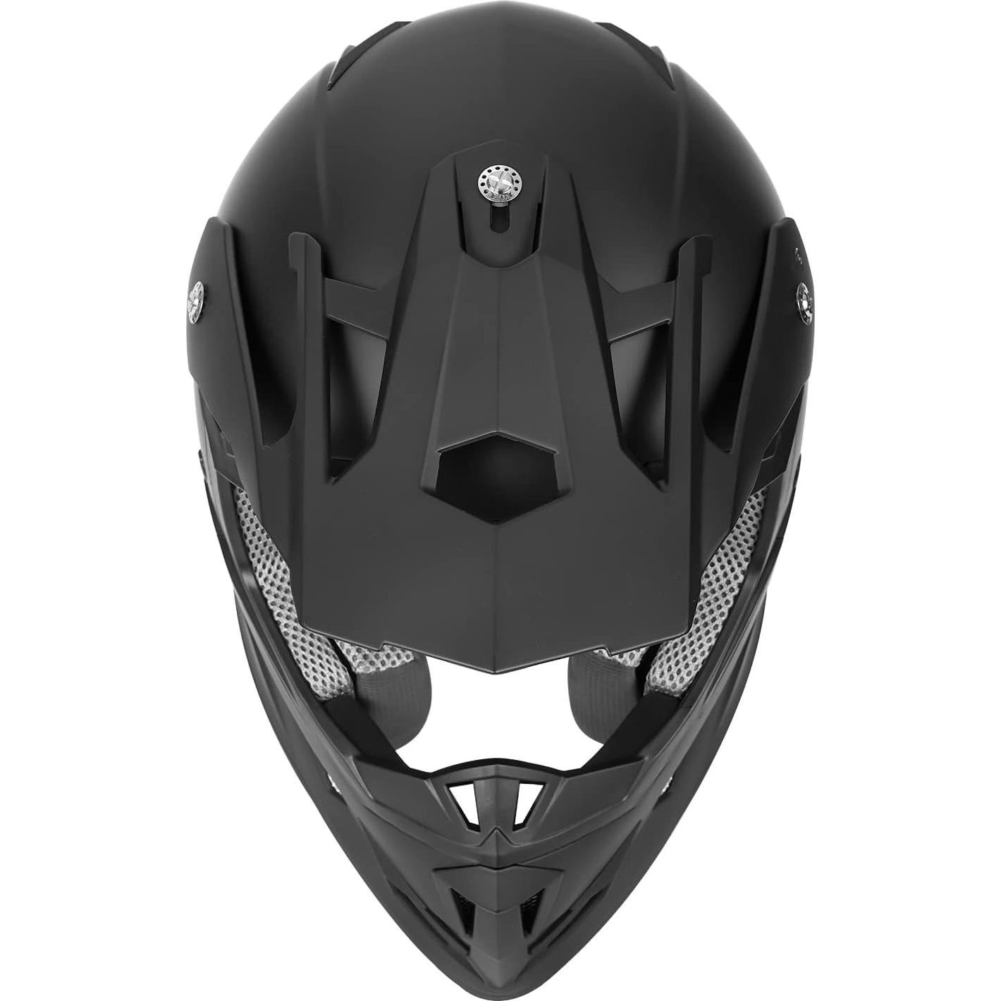 Casco Motocross GLX GX23 Negro Mate Talla L DOT