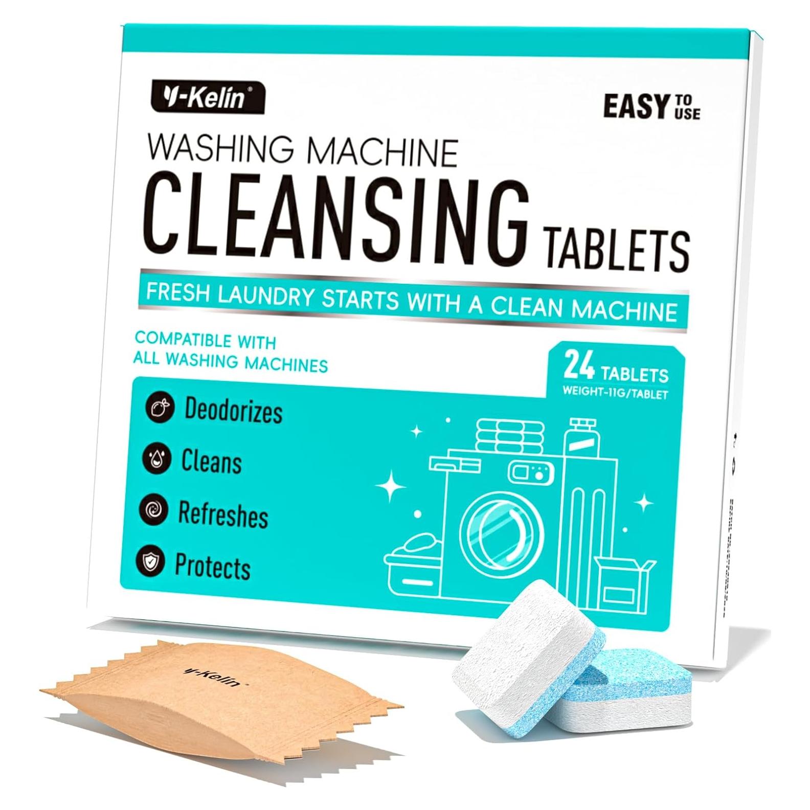 Tabletas Limpiadoras de Lavadora Ecológicas 24 Unidades