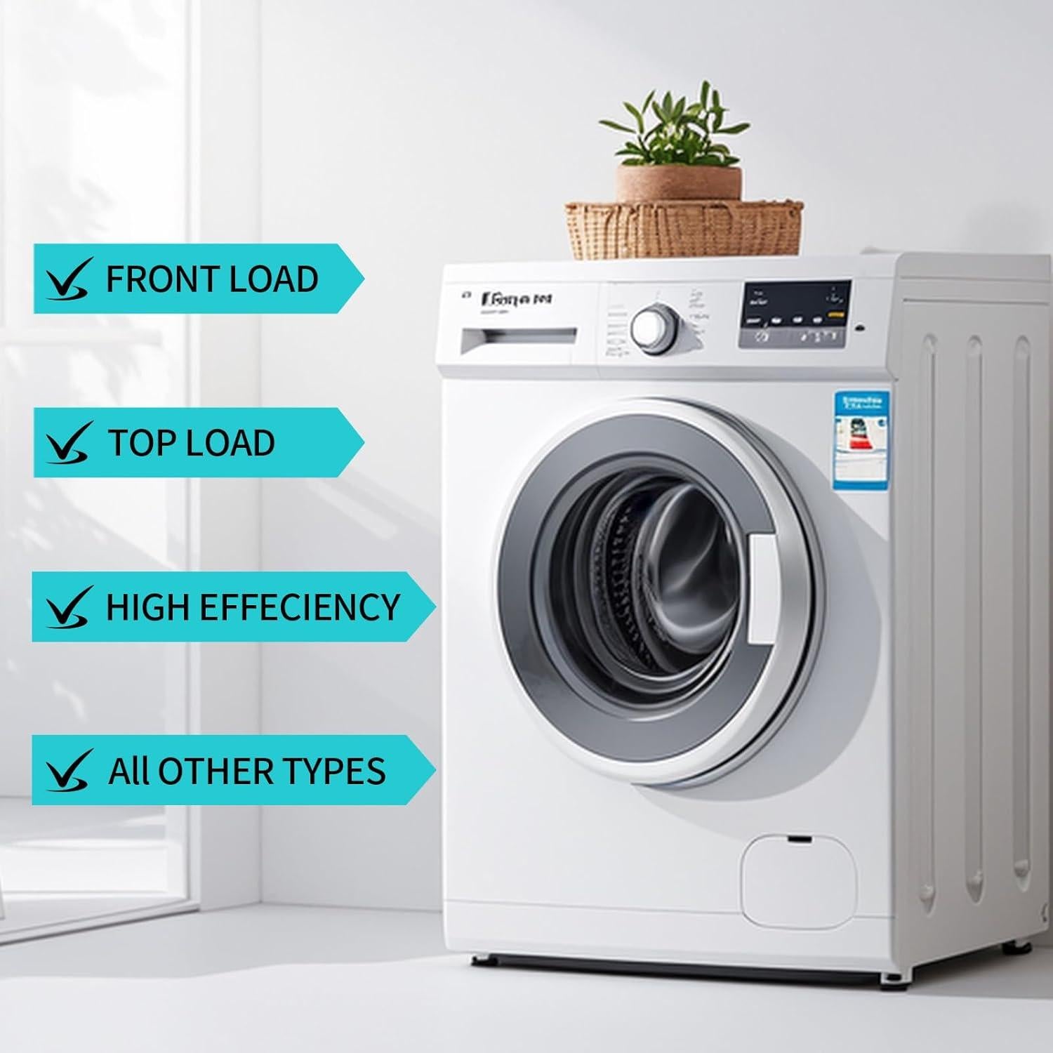 Tabletas Limpiadoras de Lavadora Ecológicas 24 Unidades