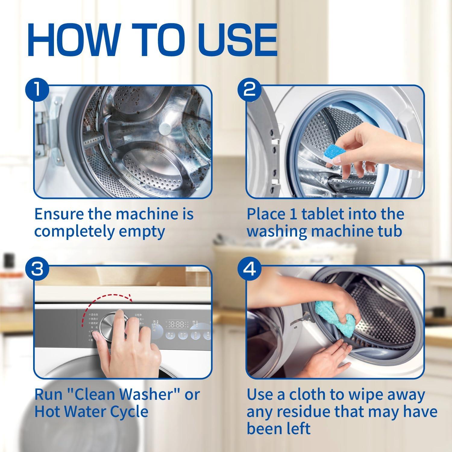 Limpiador de Lavadora CLEARALIF 12 Tabletas - Suministro 1 Año