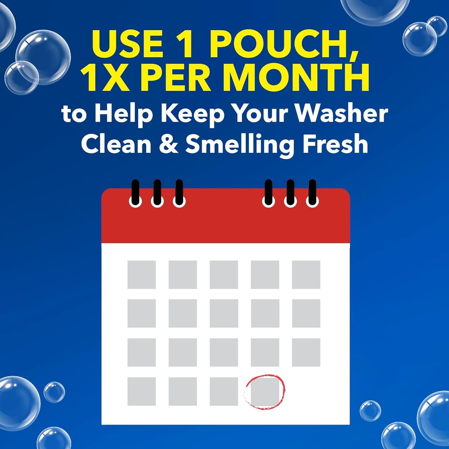 Limpiador de Lavadora OxiClean - 4 Unidades Eliminador de Olores