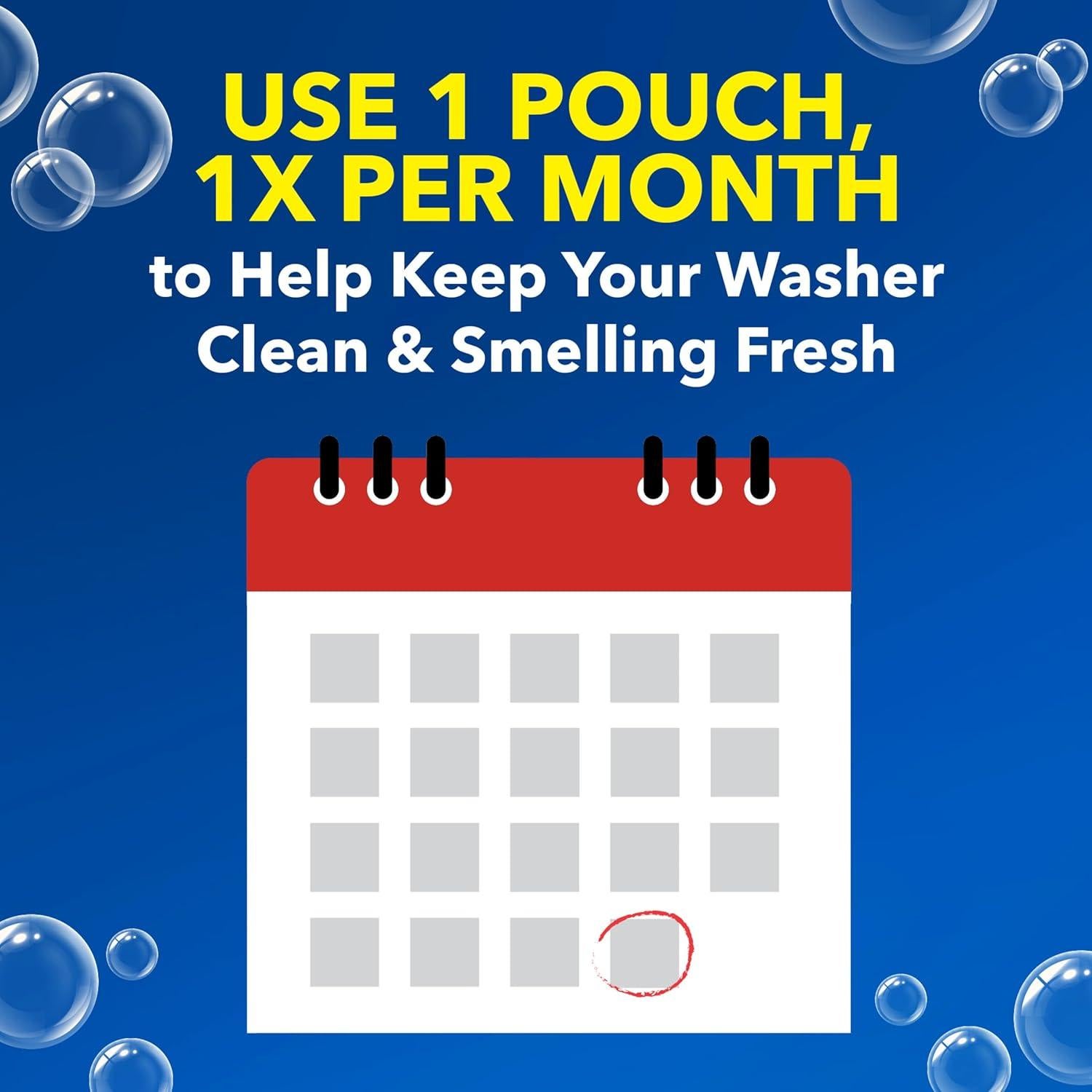 Limpiador de Lavadora OxiClean - 4 Unidades Eliminador de Olores