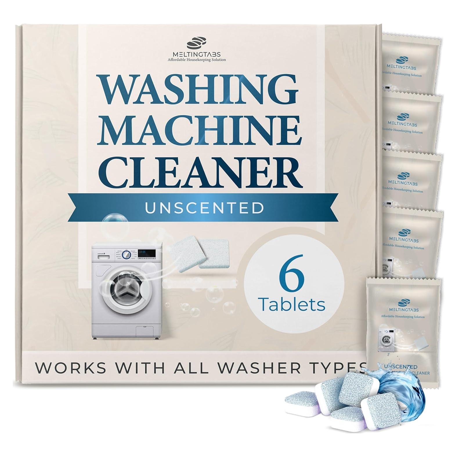 Tabletas Limpiadoras de Lavadora MELTINGTABS - Paquete de 6