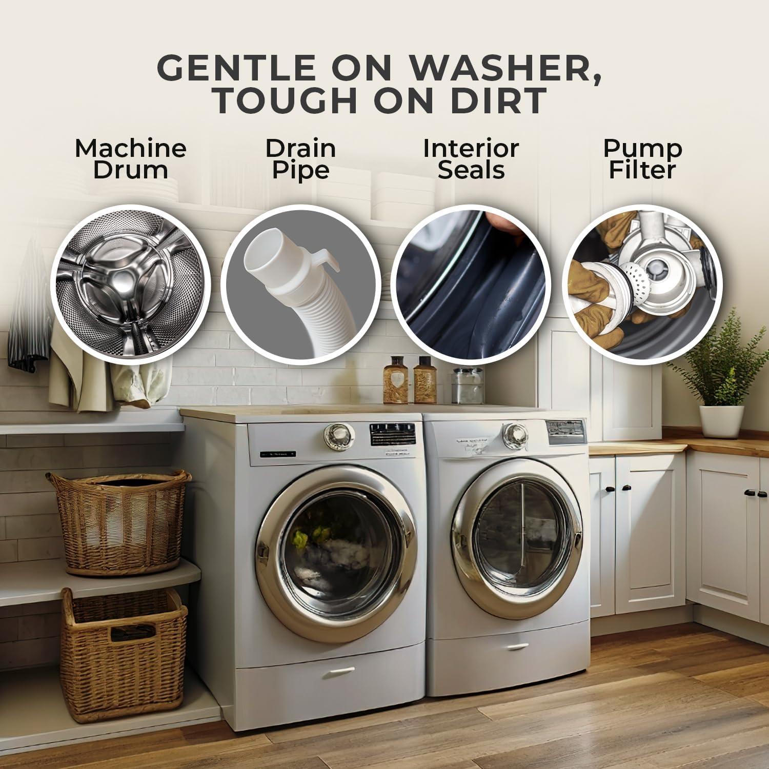 Tabletas Limpiadoras de Lavadora MELTINGTABS - Paquete de 6