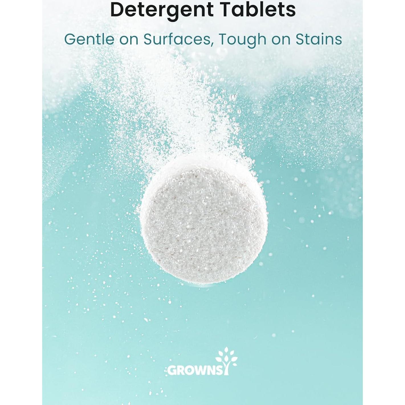 Tabletas de Lavado GROWNSY 130 PCS para Lavadoras de Botellas