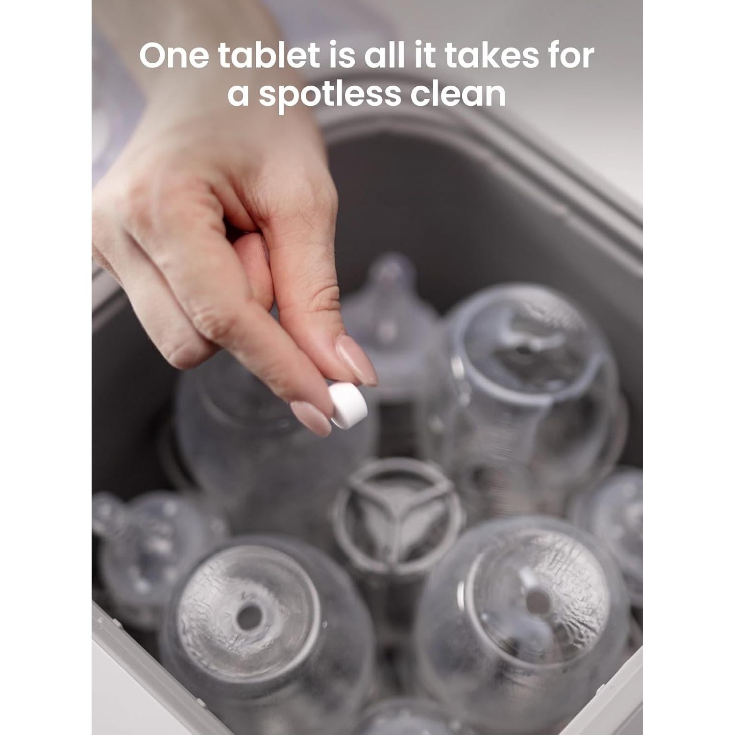 Tabletas de Lavado GROWNSY 130 PCS para Lavadoras de Botellas