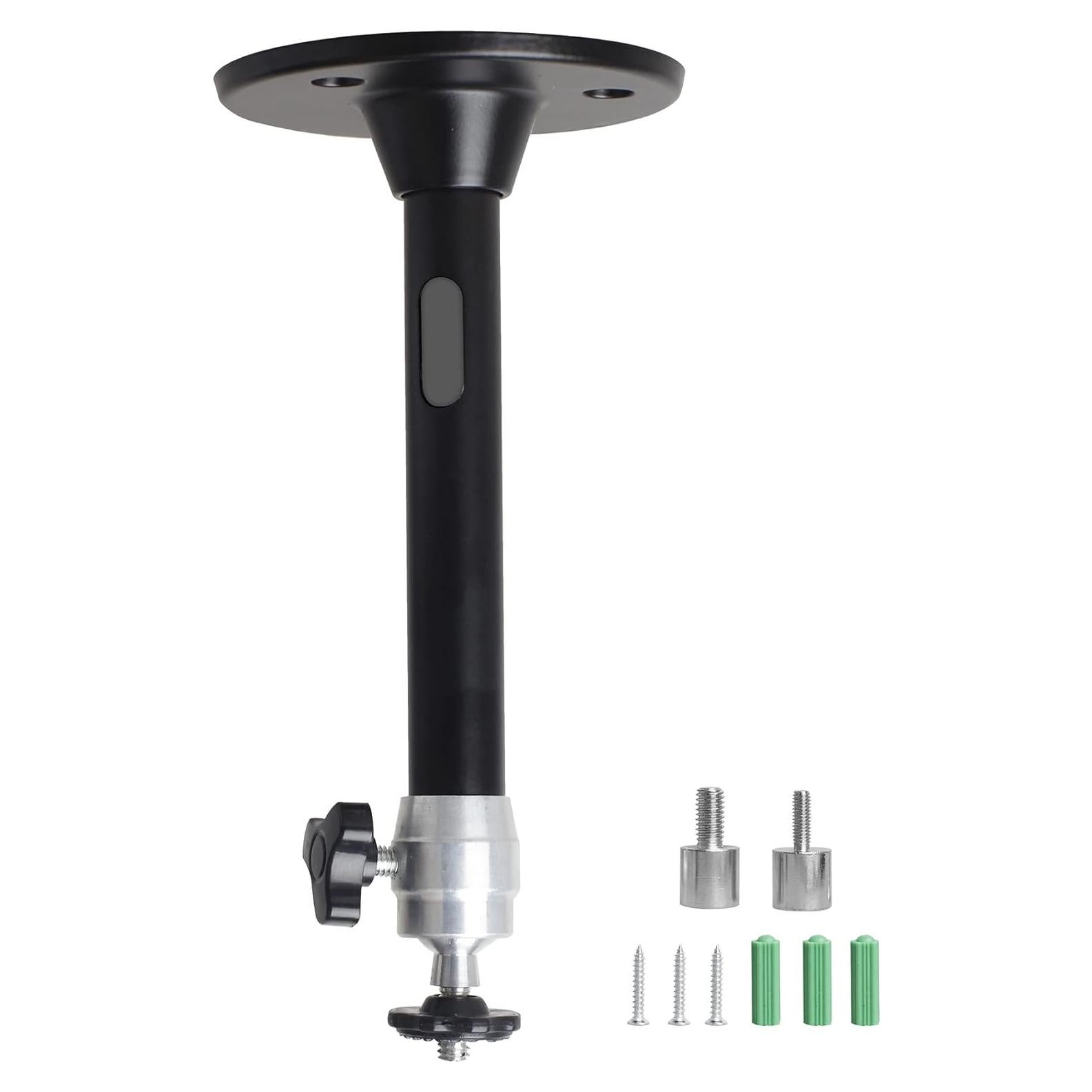 Mini Ceiling Wall Projector Mount Stand Compatible with QKK, DR.J, DBPOWER, Anker, VANKYO, AAXA, Jinhoo, PVO, TMY, AuKing and Most Other Mini Projector (175mm, Black)