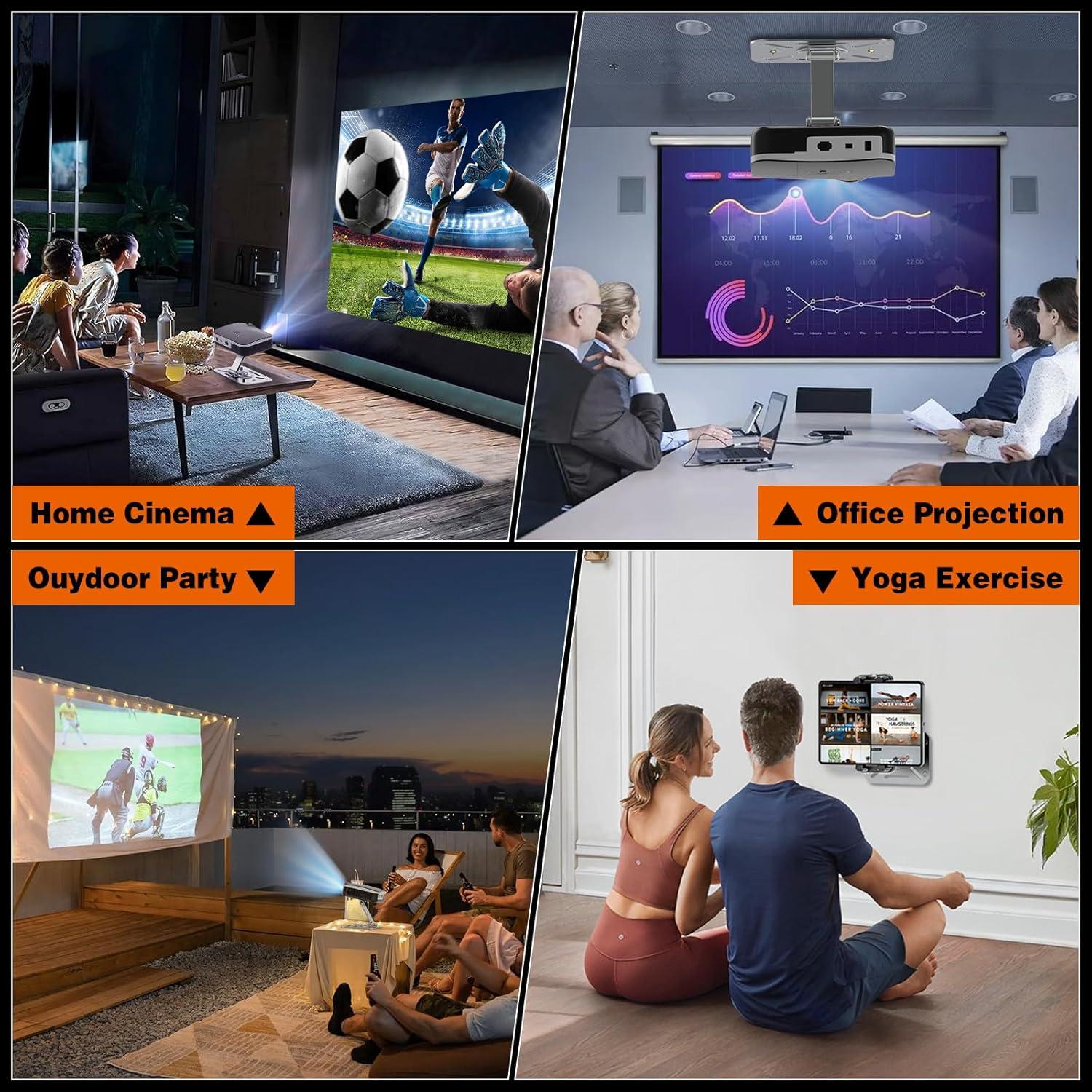 Soporte de Proyector BAISHUN Plegable 360° Ajustable 3kg