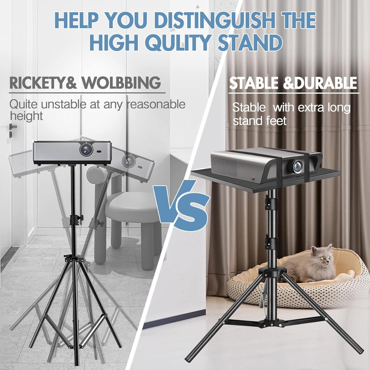 Soporte Trípode Ajustable REHOSEUP para Proyector y Laptop 15kg