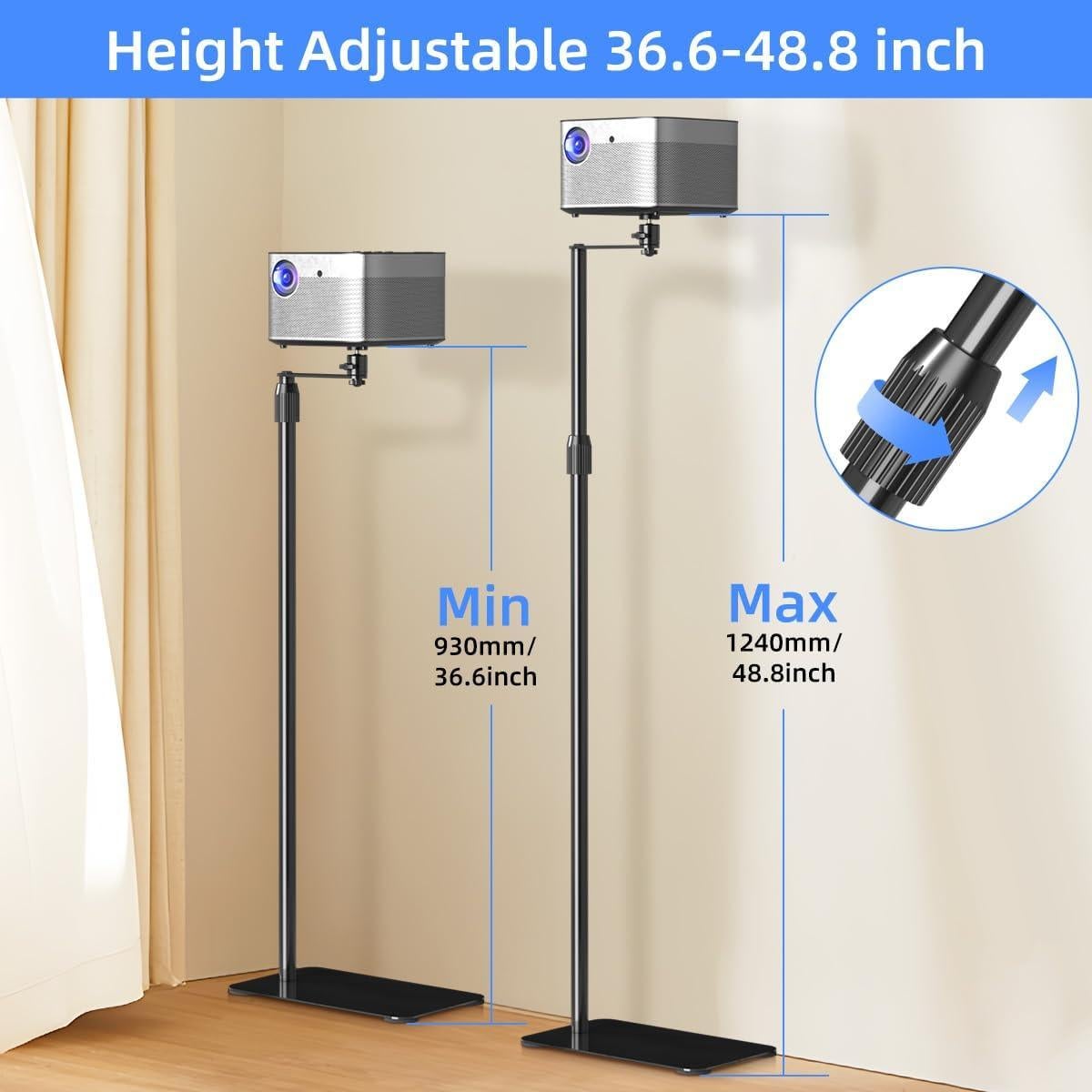 Soporte de Proyector Suptek PR001FP Ajustable 360° Negro