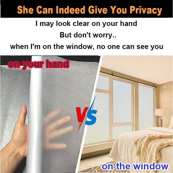 Película de Privacidad Dwersty 44.45x200 cm Vinilo Anti-UV