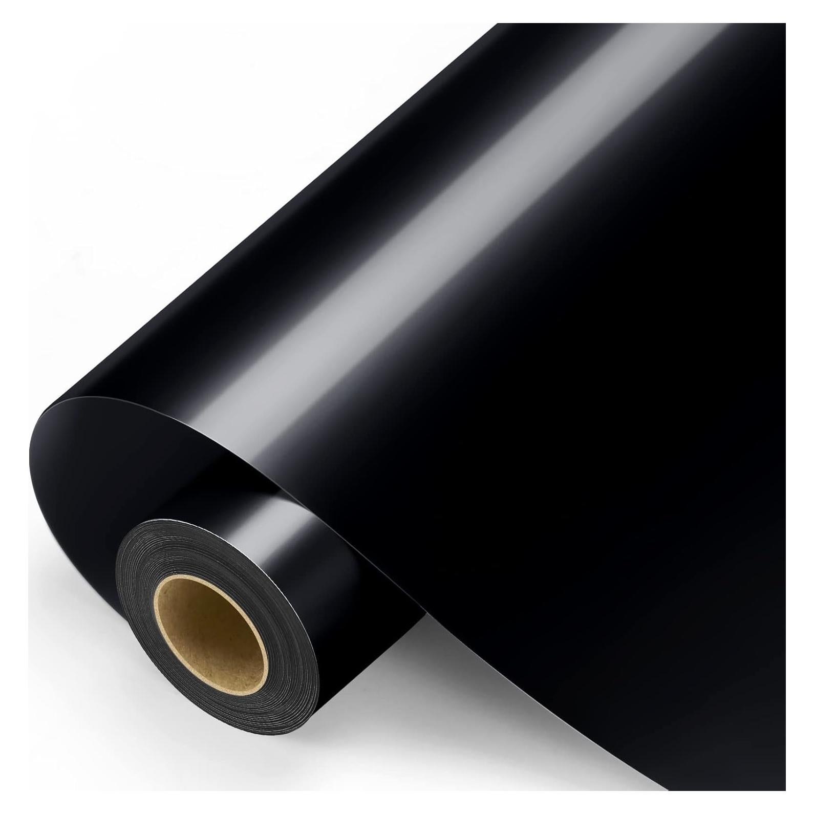 Vinilo Adhesivo Permanente Sooez Negro Brillante 30.48 cm x 3.35 m