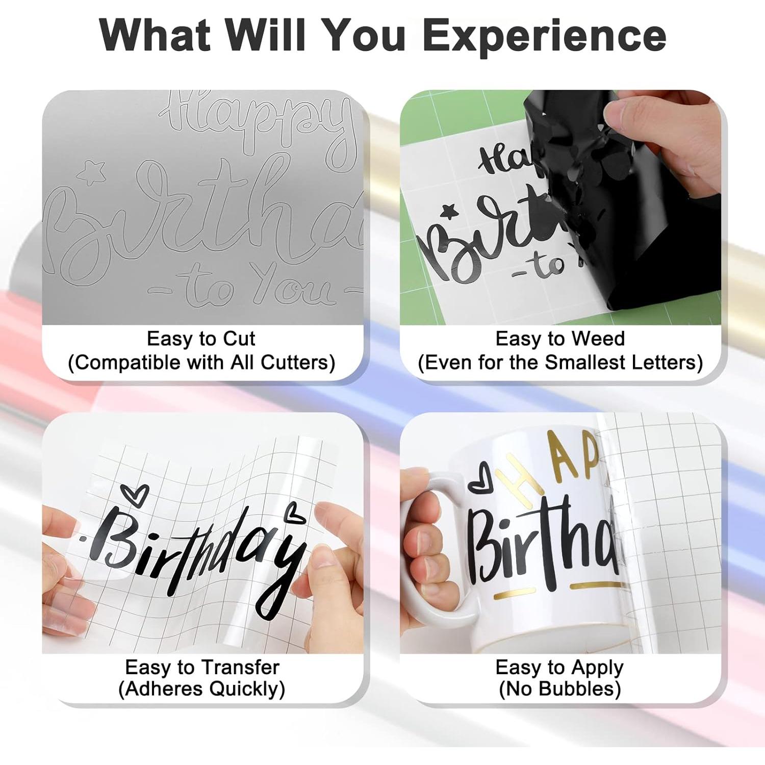 Vinilo Adhesivo Permanente Sooez Negro Brillante 30.48 cm x 3.35 m