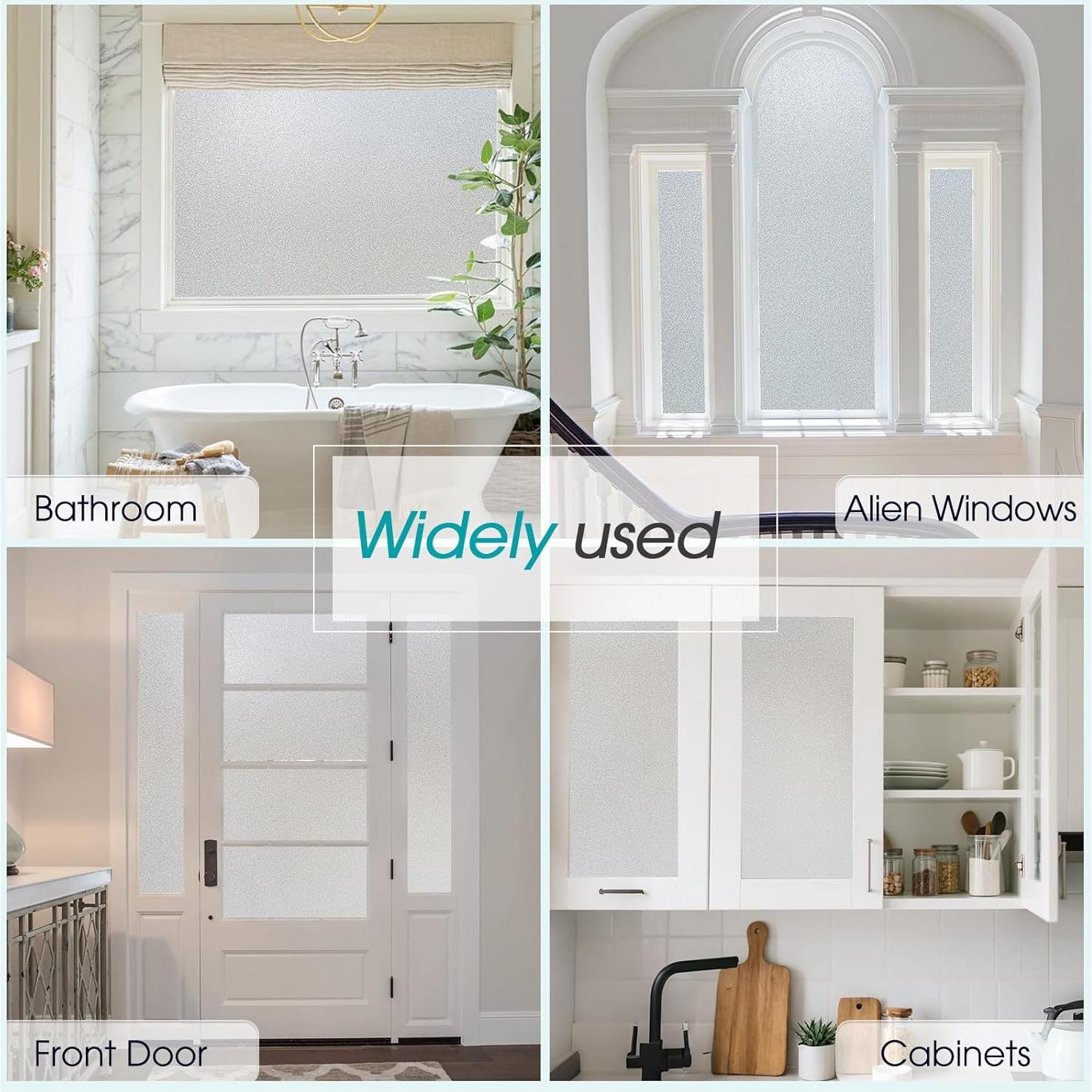 Película de Privacidad para Ventanas Coavas 44.5x199.8cm Esmerilada