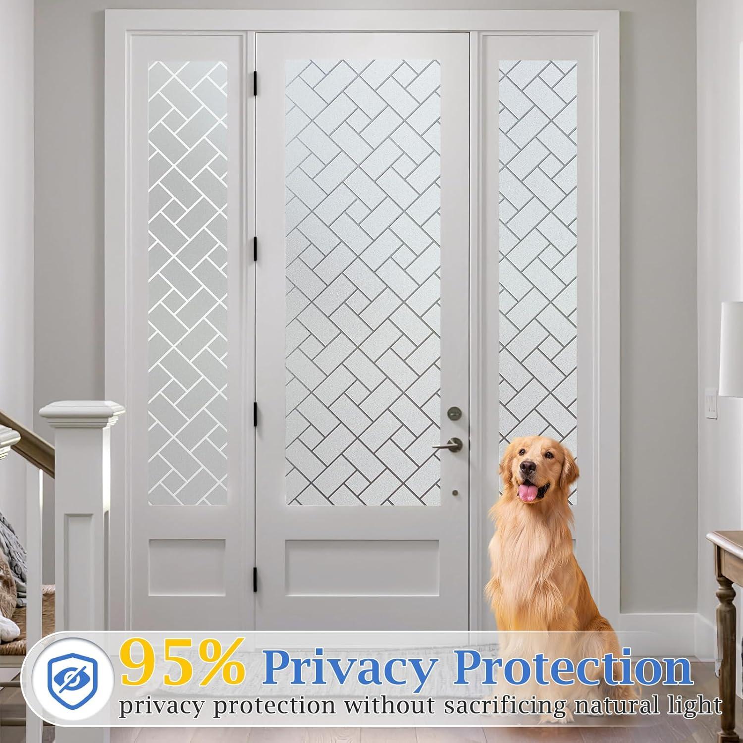 Película de Ventana Esmerilada Coavas 44.5x200 cm - Privacidad UV