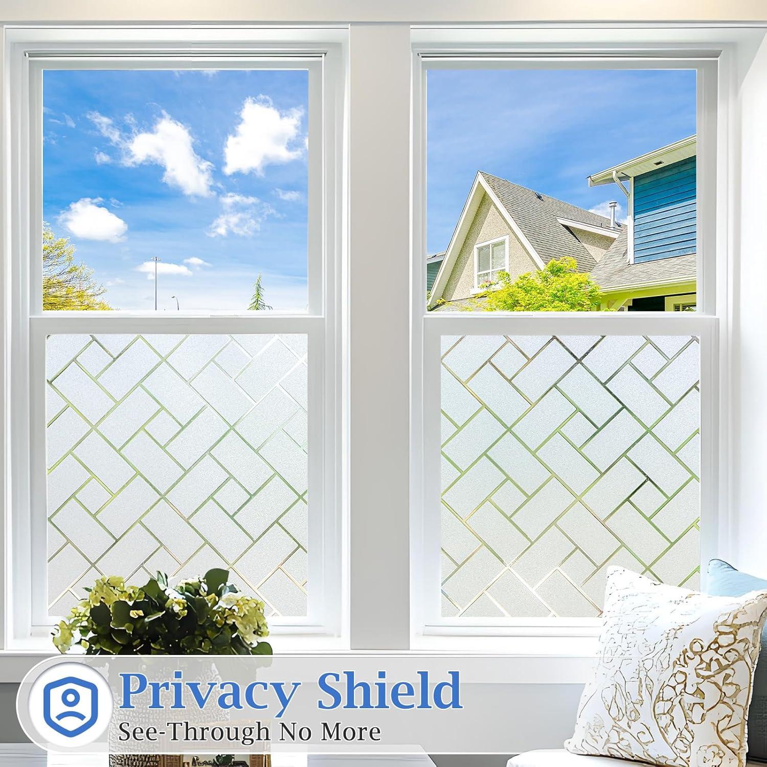 Película de Ventana Esmerilada Coavas 44.5x200 cm - Privacidad UV