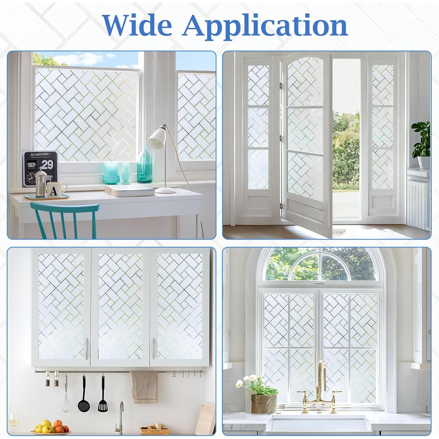 Película de Ventana Esmerilada Coavas 44.5x200 cm - Privacidad UV