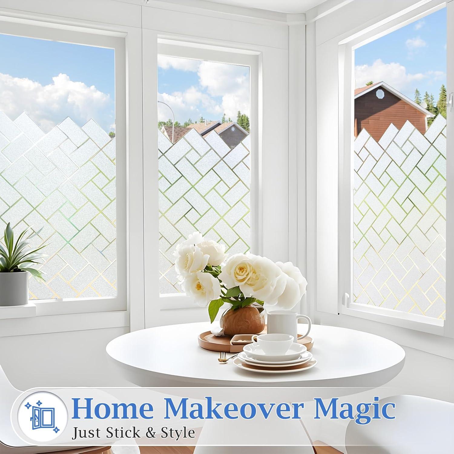 Película de Ventana Esmerilada Coavas 44.5x200 cm - Privacidad UV