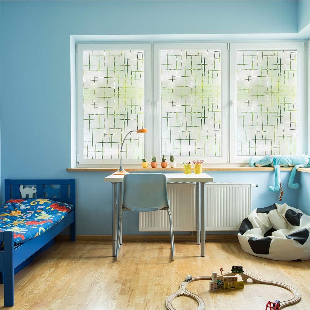 Película para Ventanas Finnez 44.5x199.4cm Patrón Cruz UV