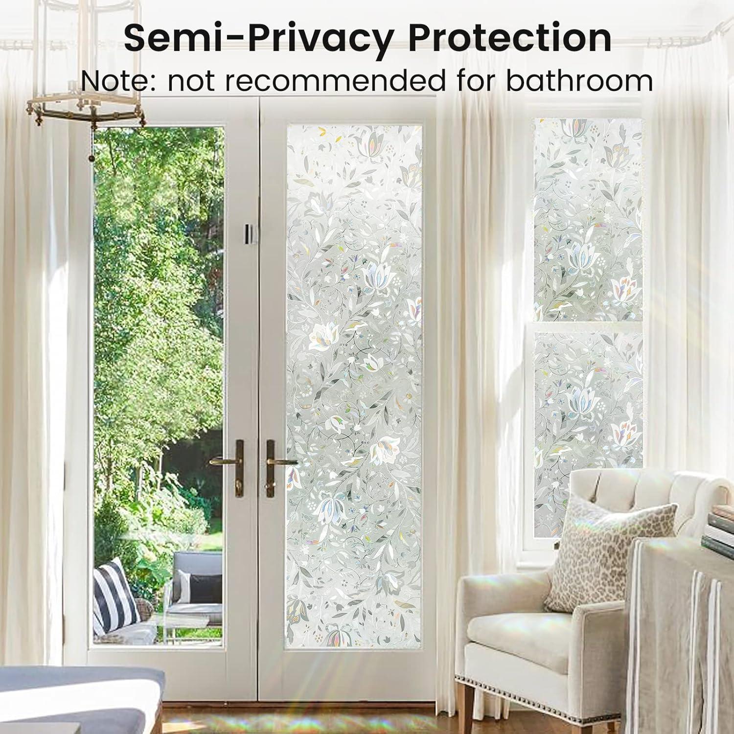 Película de Privacidad para Ventanas Rabbitgoo 44.5x200cm