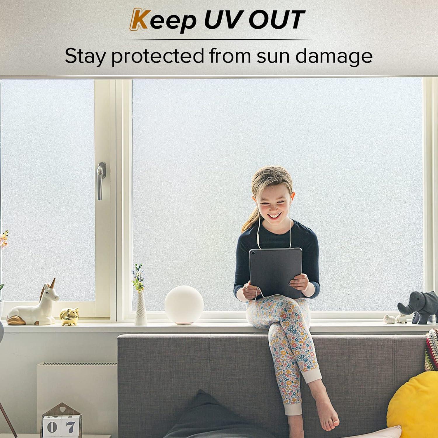 Película de Privacidad para Ventanas rabbitgoo 44.5x200cm