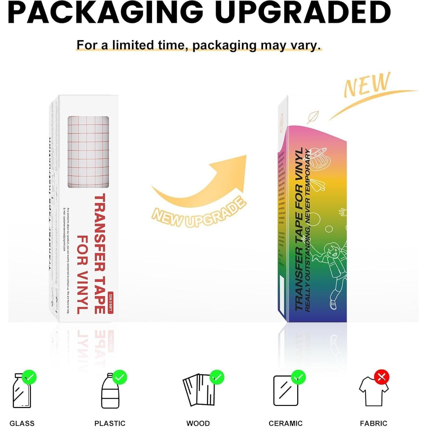 Cinta de Transferencia de Vinilo YRYM HT 30.48 cm x 15.24 m