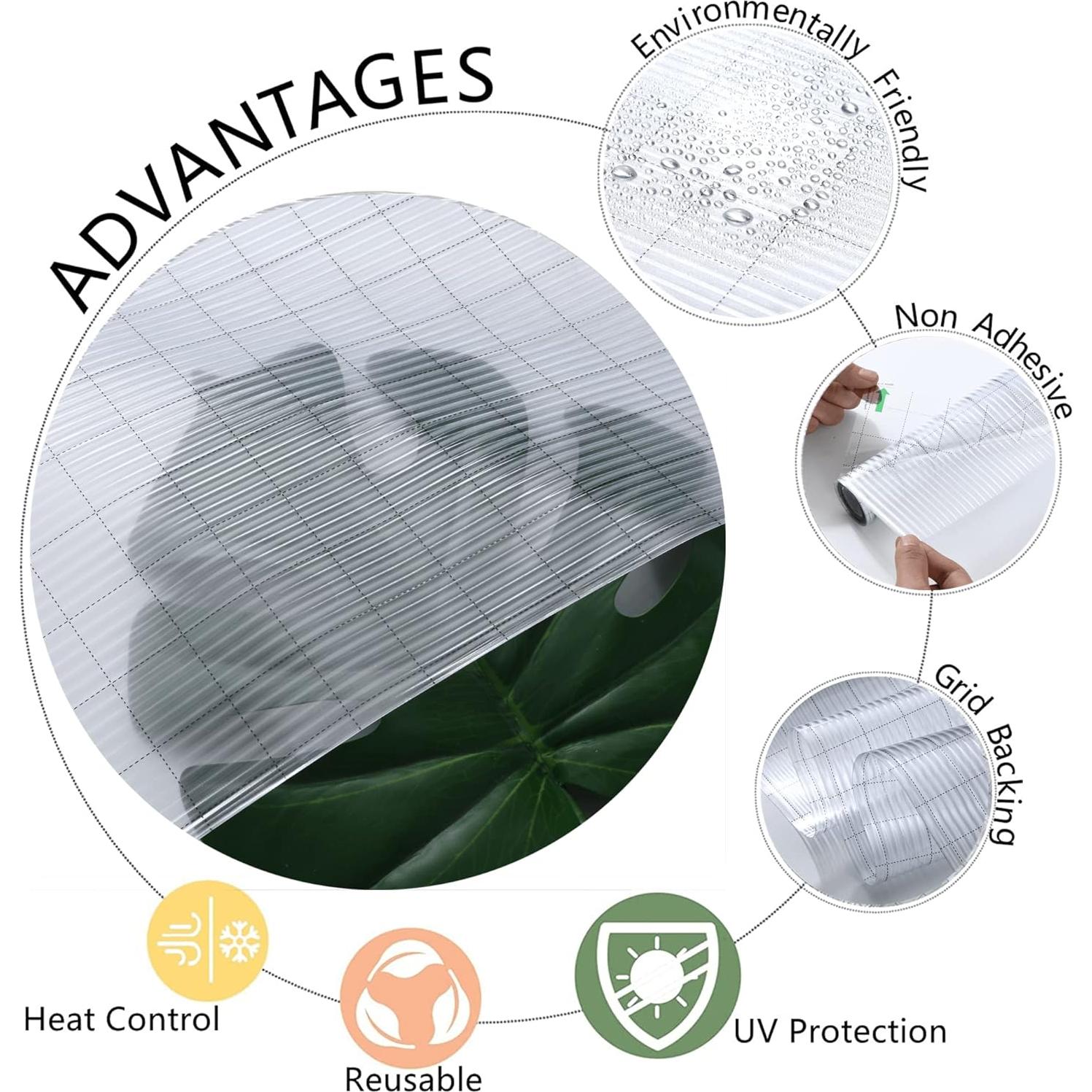 Película de Privacidad VELIMAX 45x200 cm Vinilo Esmerilado