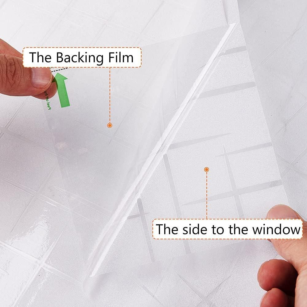 Película de Privacidad NINETREX 44.5x200cm Vinilo Esmerilado