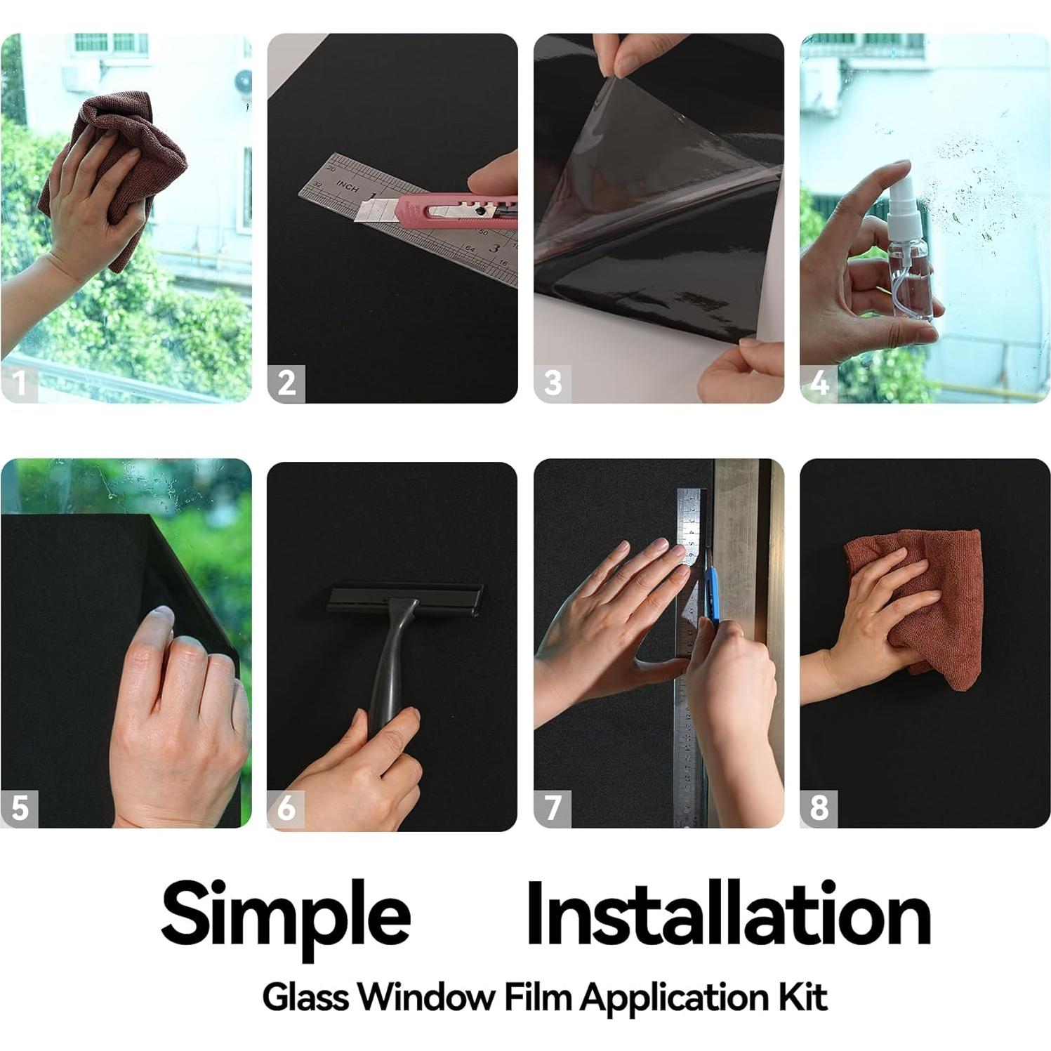 Película Opaca para Ventanas LOVADA 44.5x200cm Protección UV