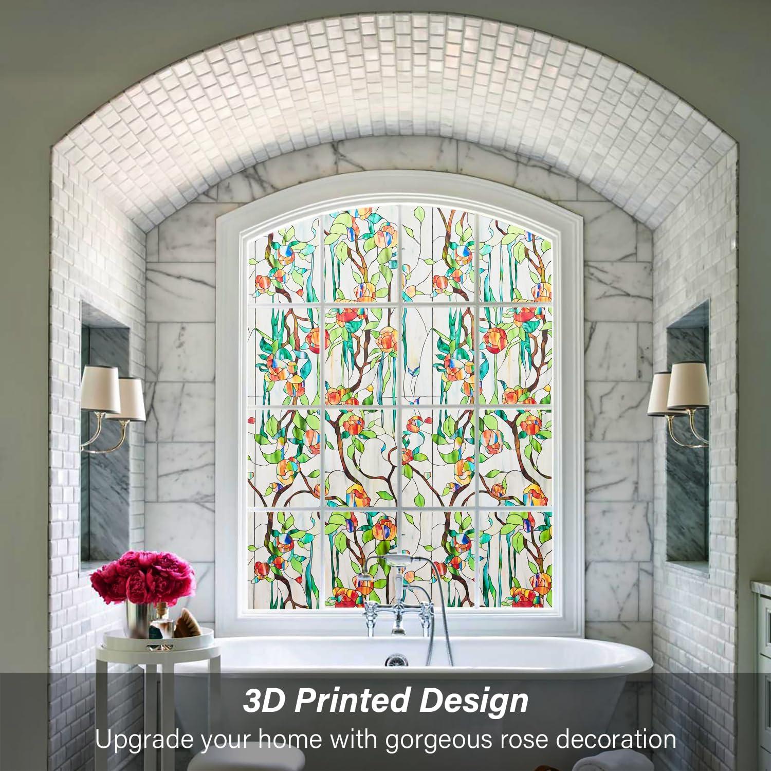 Película de Privacidad Kromapolis 3D Rosa 42.9x100cm Vinilo