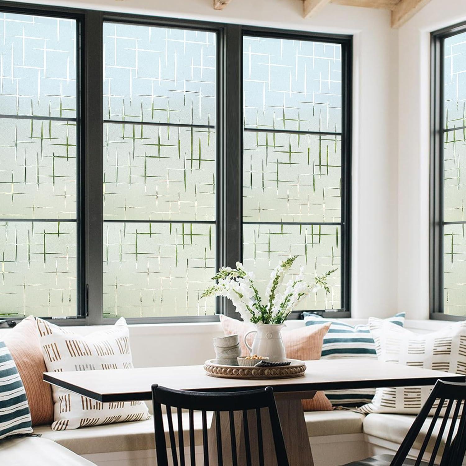 Película de Privacidad DOWELL Esmerilada 44.5x200 cm Auto Adherente