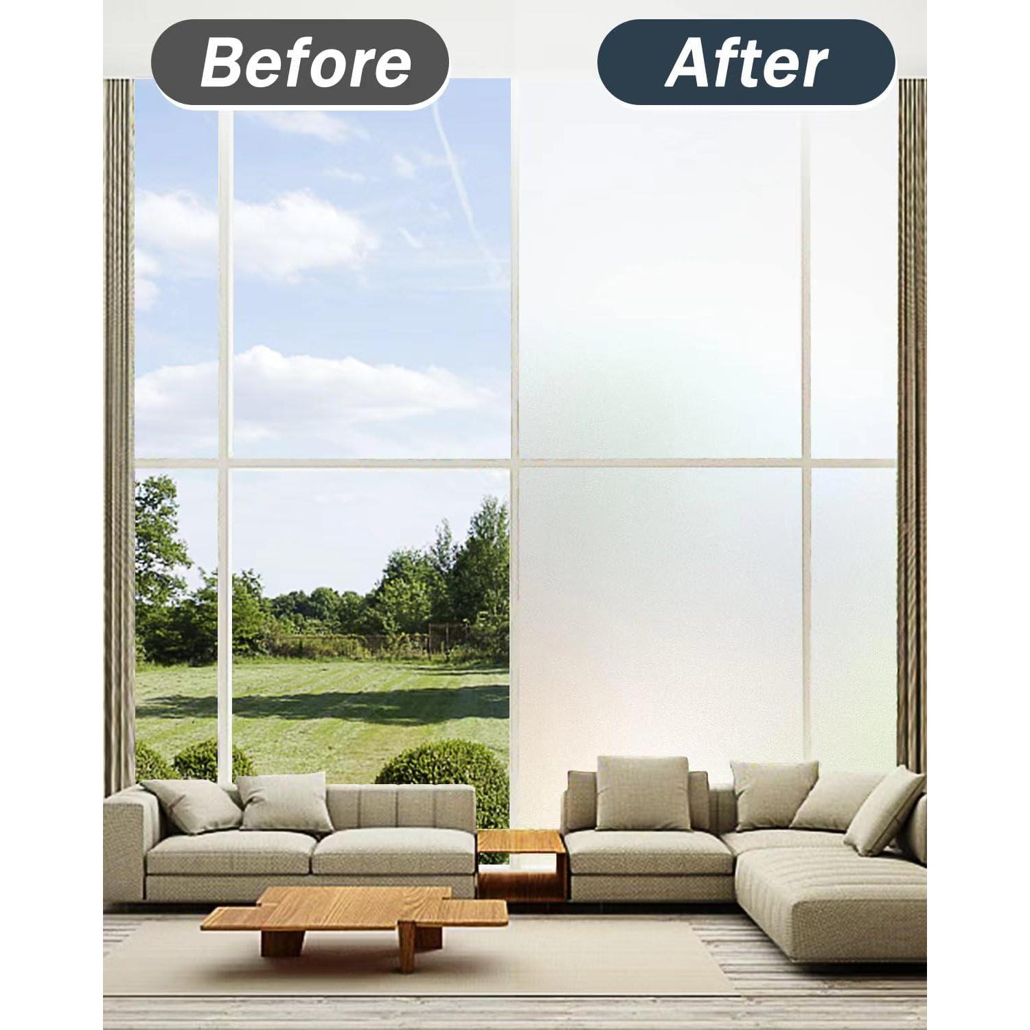 Película de Privacidad LOVEPEA 44.5x200 cm Vinilo UV